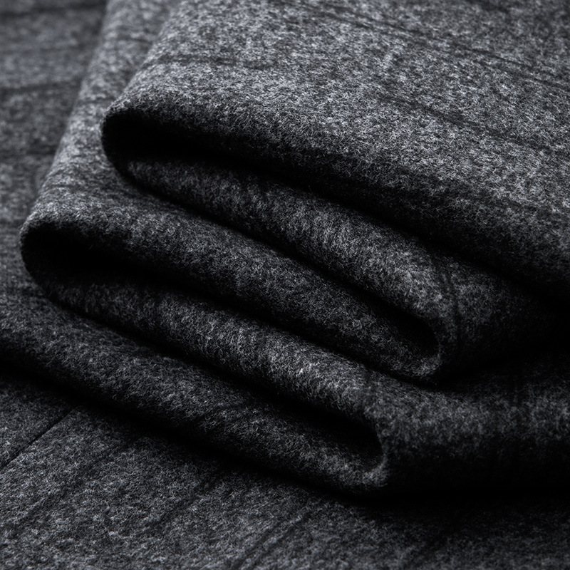 Miesten Bleiseri Urheilutakki Business Moderni Loose Stripe Muoti Kaksi Nappia Iso Koko - Musta