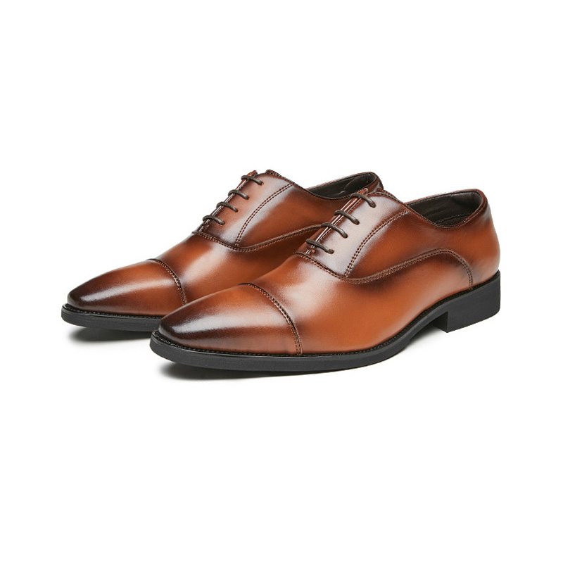 Miesten Juhlakengät Oxford Lace Up Teräväkärkinen