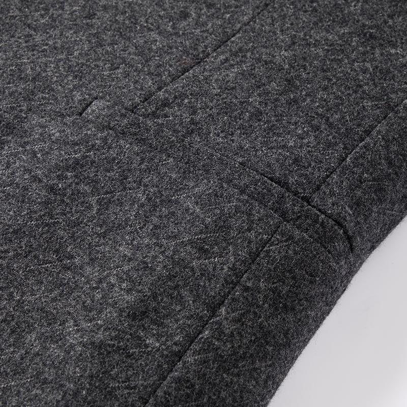 Miesten Urheilullinen Villatakki Business Moderni Ohut Kaksi Nappia - Harmaa